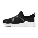 Tenis-Puma-Wired-Run-Slip-On-PS-BDP-Infantil-Preto