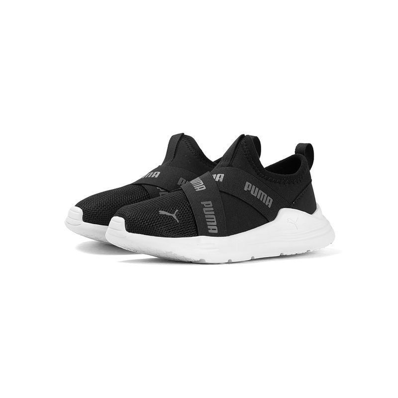 Tenis-Puma-Wired-Run-Slip-On-TD-BDP-Infantil-Preto-5