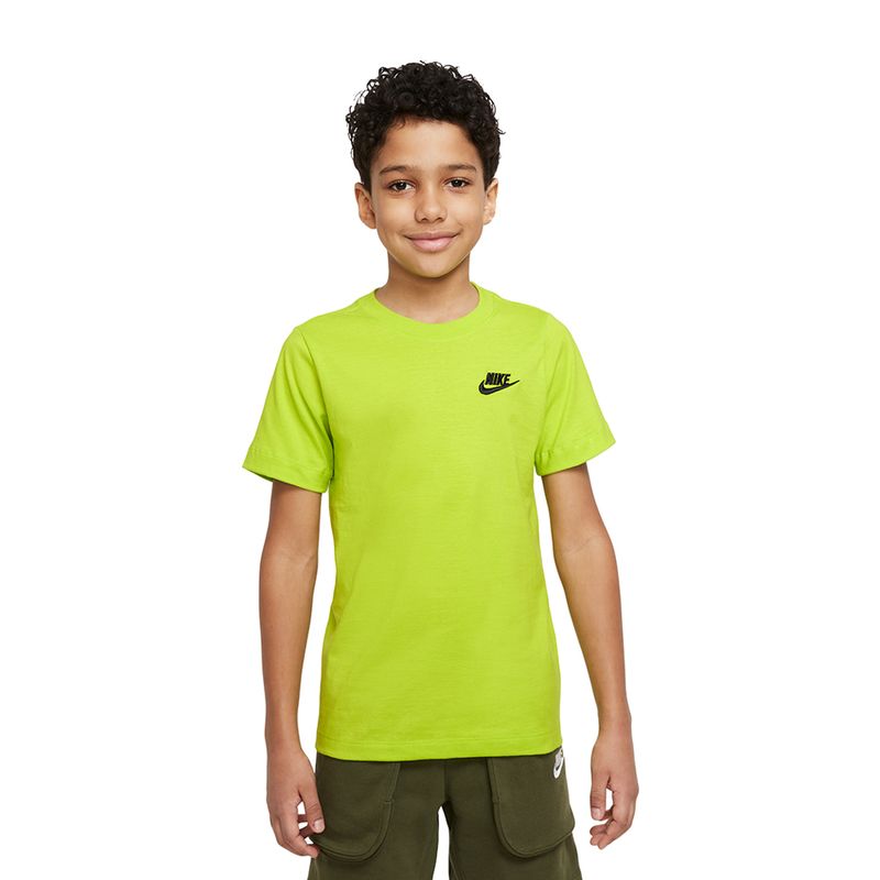 Camiseta-Nike-Futura-Infantil-Verde
