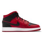 Tenis-Air-Jordan-1-MID-GS-Infantil-Vermelho-3