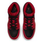 Tenis-Air-Jordan-1-MID-GS-Infantil-Vermelho-4
