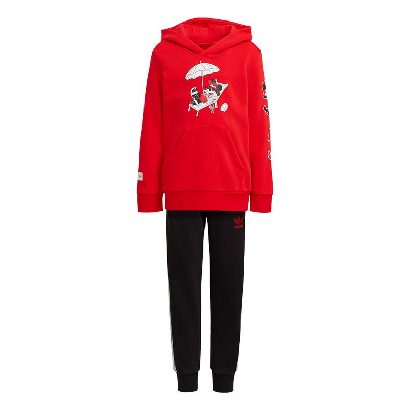 Agasalho-adidas-Disney-Mickey-and-Friends-Infantil-Vermelho