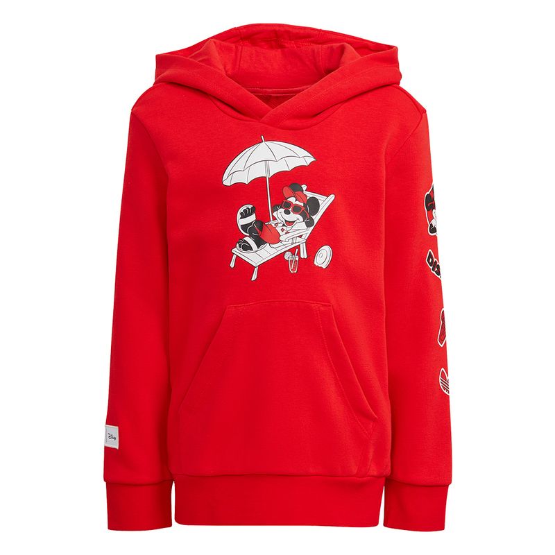 Agasalho-adidas-Disney-Mickey-and-Friends-Infantil-Vermelho-3