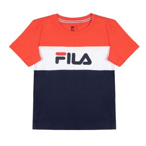 Camiseta Fila Color Block Infantil