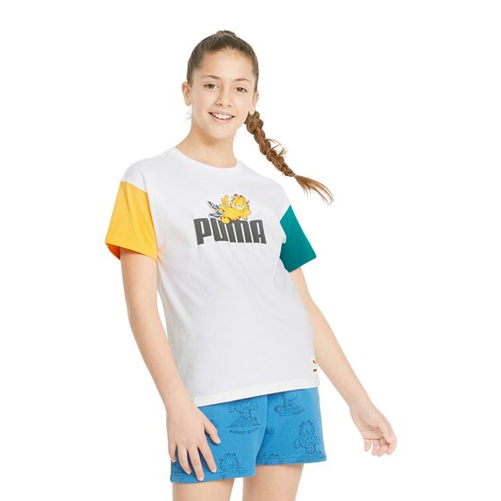 Camiseta Puma x Garfield Color Block Infantil