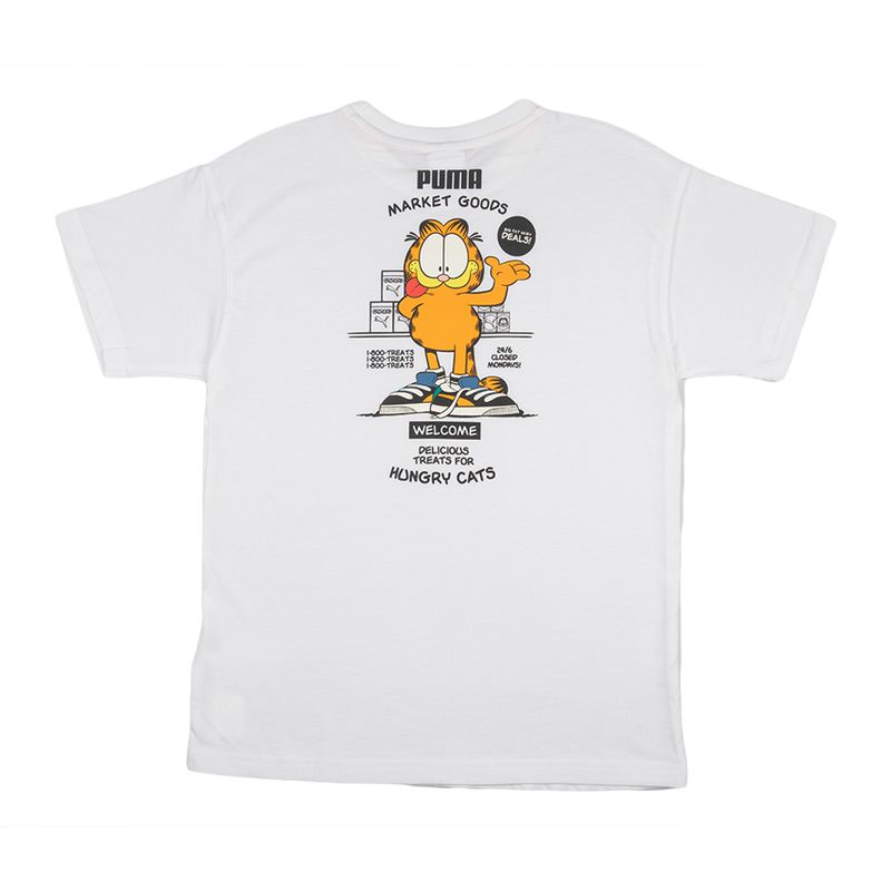 Camiseta-Puma-x-Garfield-Graphic-Infantil-Branca-2