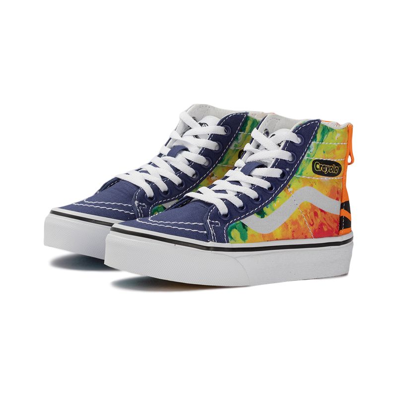 Tenis-Vans-X-Crayola-SK8-Hi-Zip-PS-Infantil-Multicolor-5