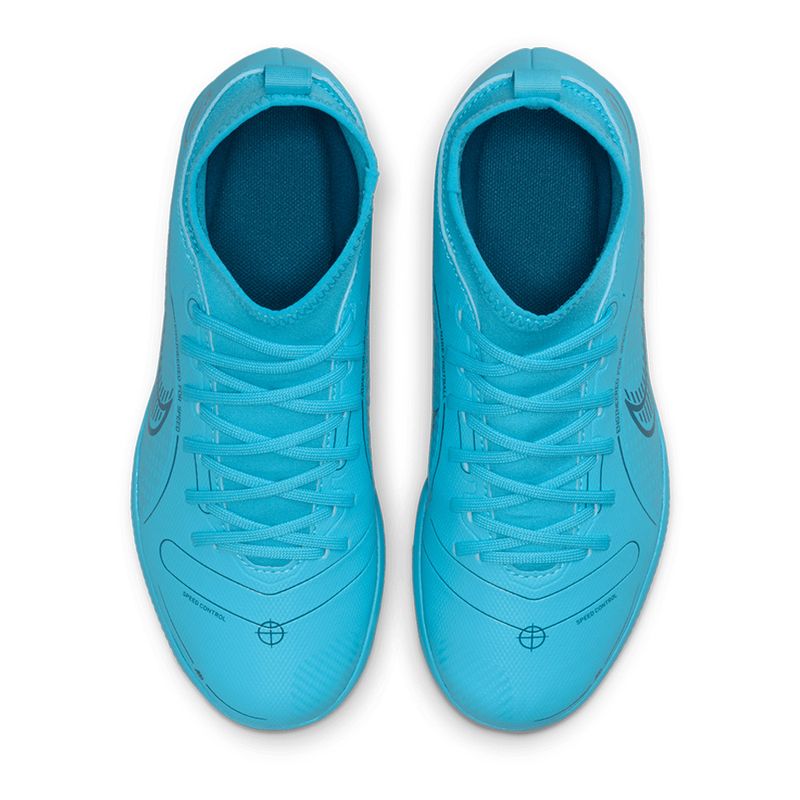 Chuteira-Nike-Jr-Mercurial-Superfly-8-Club-IC-Infantil-Azul-4