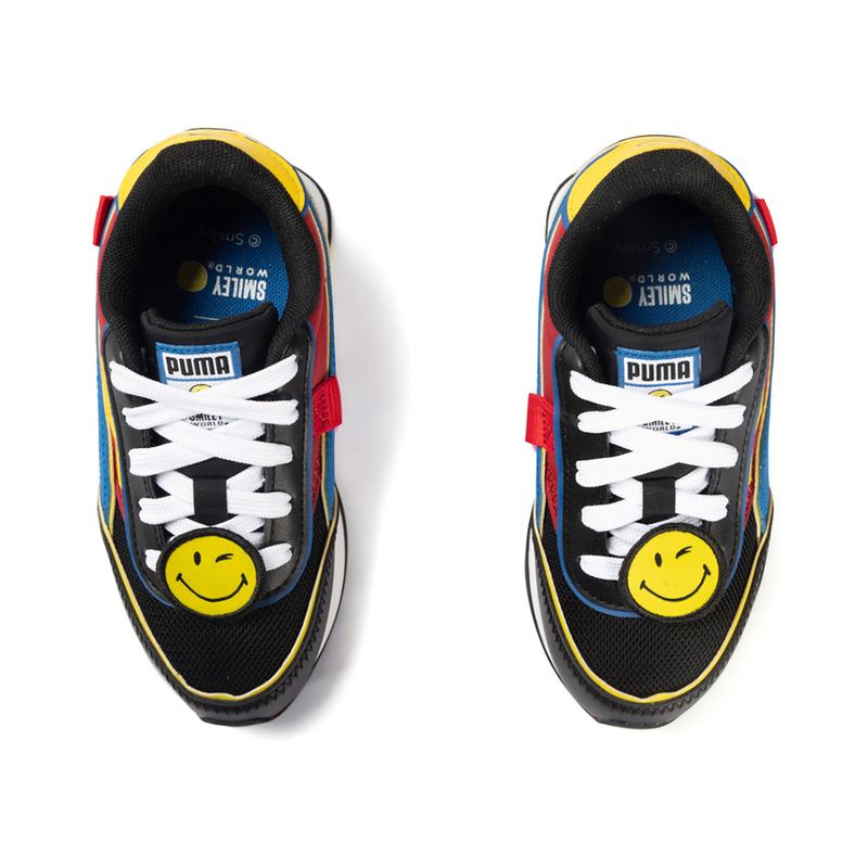Tenis-Puma-Future-Rider-Smiley-World-PS-Infantil