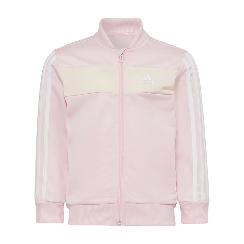 Agasalho-adidas-Essentials-3-Stripes-Shiny-Infantil-Rosa-3