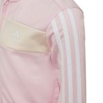 Agasalho-adidas-Essentials-3-Stripes-Shiny-Infantil-Rosa-5