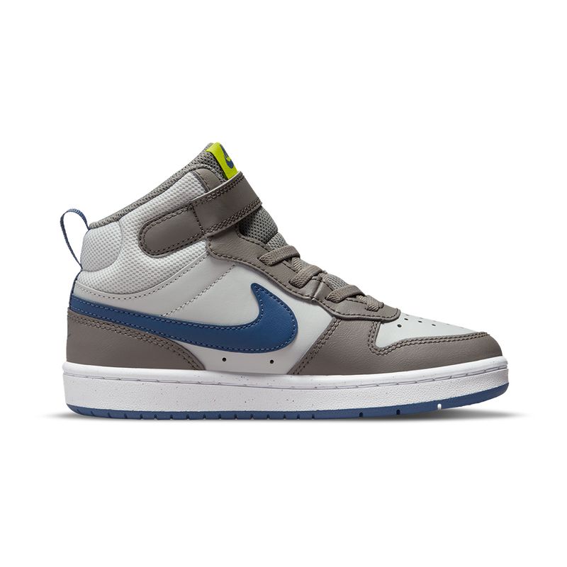 Tenis-Nike-Court-Borough-MID-2-PSV-Infantil-Cinza-3
