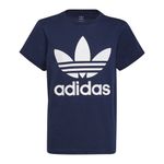 Camiseta-adidas-Trefoil-Infantil-Azul-1