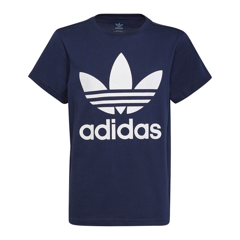 Camiseta-adidas-Trefoil-Infantil-Azul-1