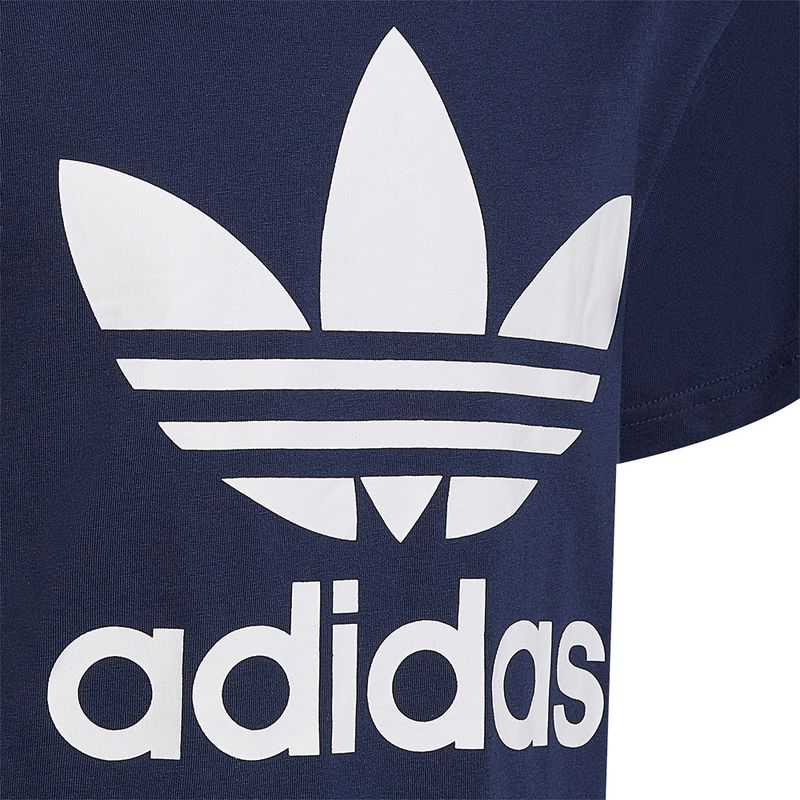 Camiseta-adidas-Trefoil-Infantil-Azul-3