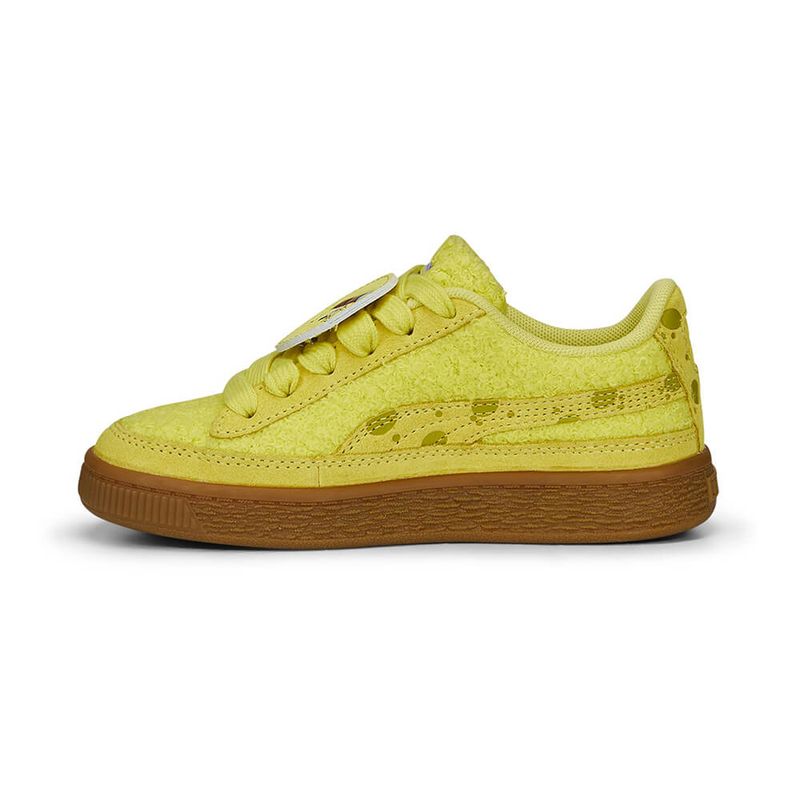 Tenis-Puma-Suede-X-Bob-Esponja-PS-Infantil