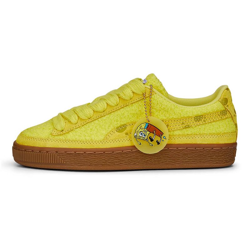 Tenis-Puma-Suede-X-Bob-Esponja-GS-Infantil