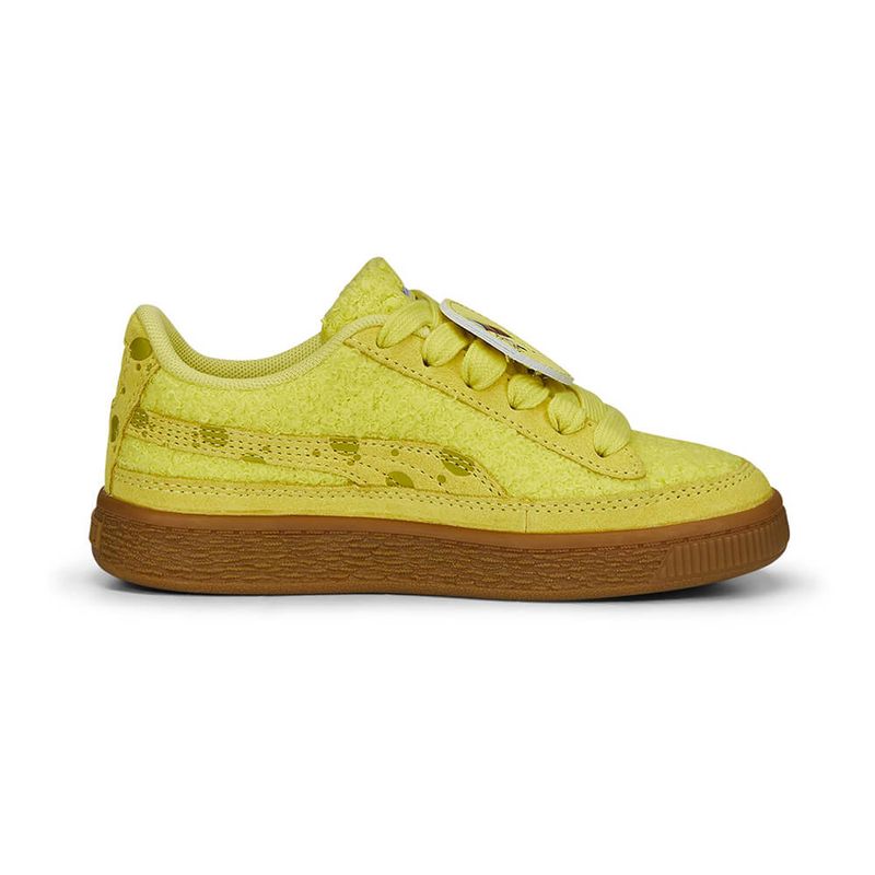 Tenis-Puma-Suede-X-Bob-Esponja-PS-Infantil