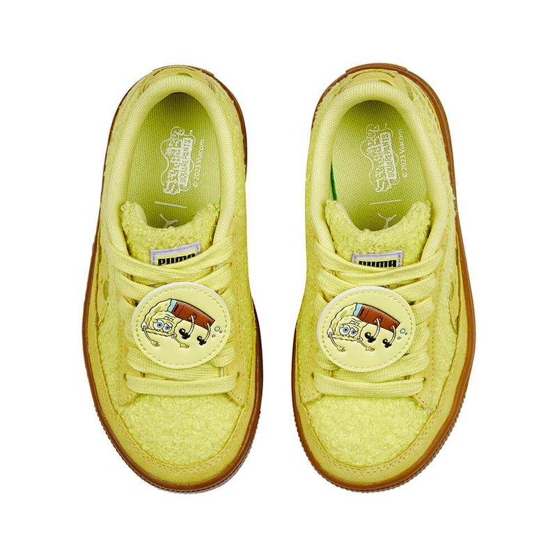 Tenis-Puma-Suede-X-Bob-Esponja-PS-Infantil