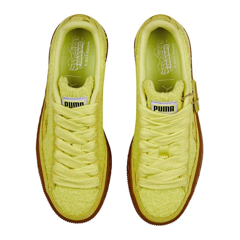 Tenis-Puma-Suede-X-Bob-Esponja-GS-Infantil