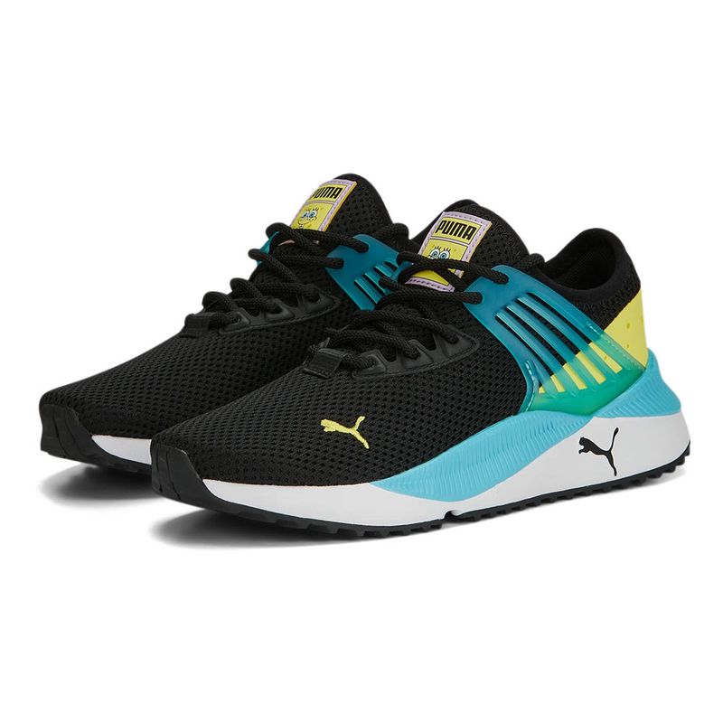 Tenis-Puma-Pacer-Future-X-Bob-Esponja-GS-Infantil