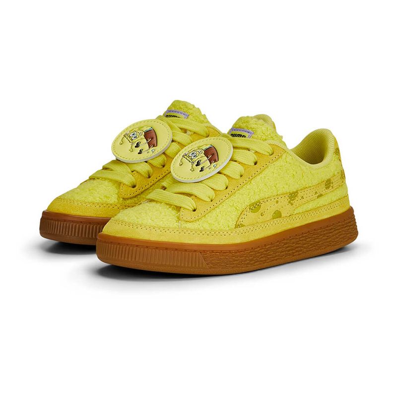 Tenis Puma Suede X Bob Esponja PS Infantil