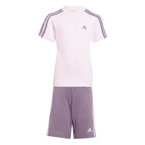 Conjunto adidas 3S Manga Curta Infantil