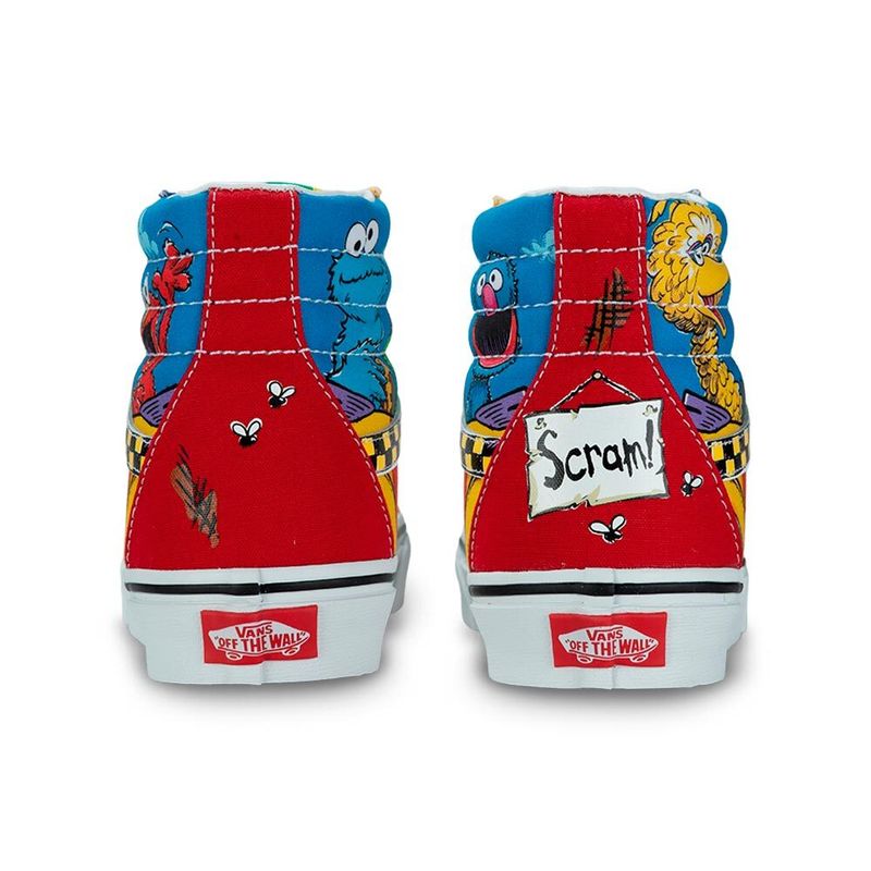 Tenis-Vans-Sk8-Hi-X-Vila-Sesamo-GS-Infantil