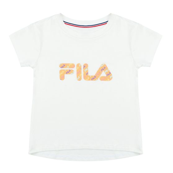 Camiseta Fila Letter Slim Infantil