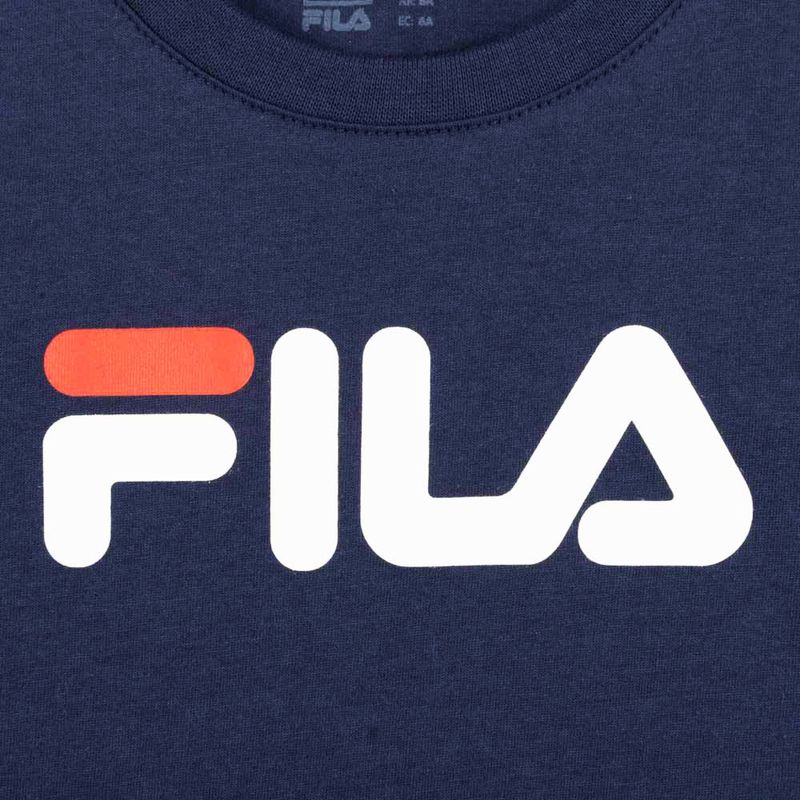 Camiseta-Fila-Letter-Premium-Infantil