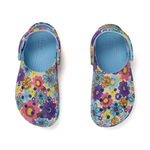 Sandalia-Crocs-Classic-Retro-Floral-Clog-K-GS-Infantil