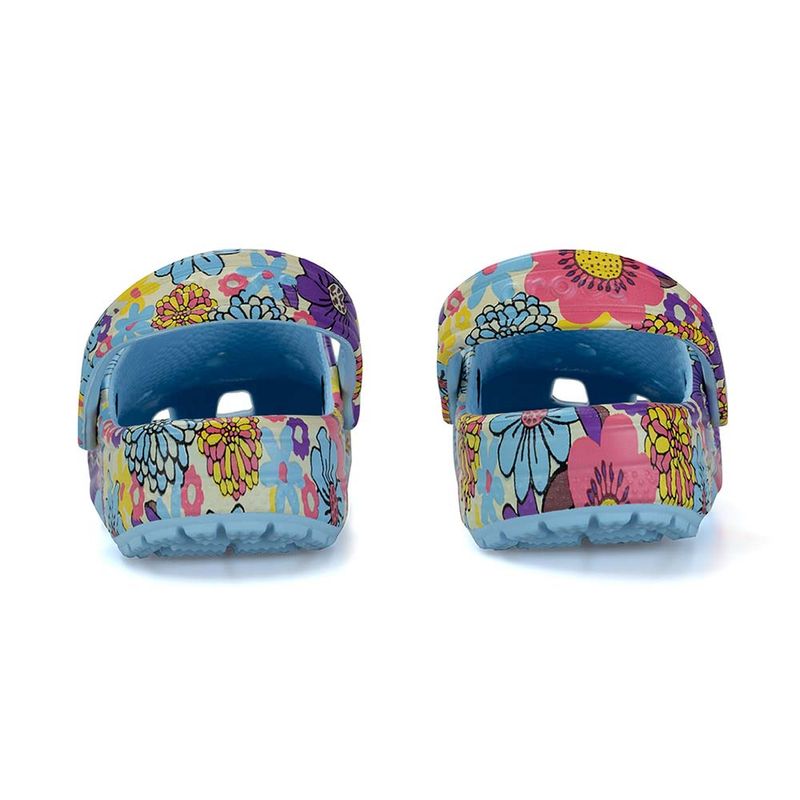 Sandalia-Crocs-Classic-Retro-Floral-Clog-K-GS-Infantil