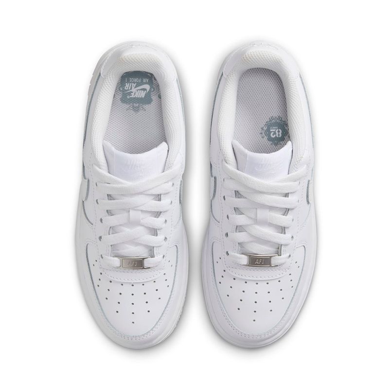 Boys grade school white air best sale force 1