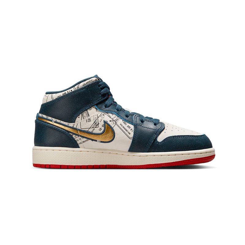 Tenis-Air-Jordan-1-Mid-Se-BG-GS-Infantil