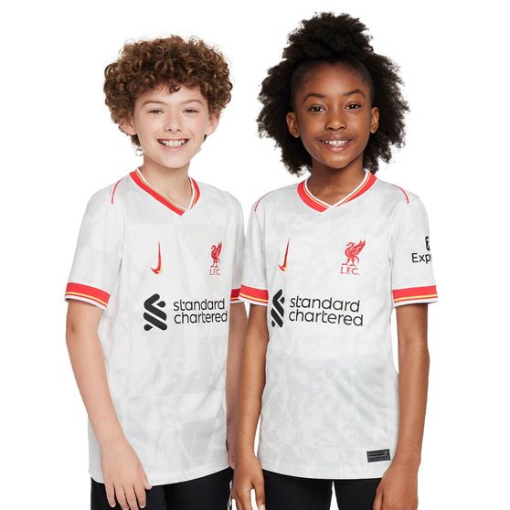 Camisa Nike Liverpool I 2024/25 Torcedor Pro Infantil