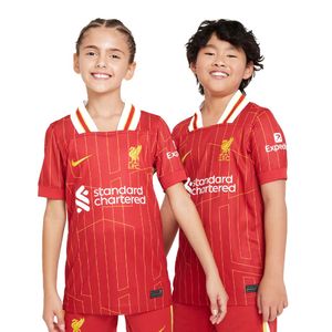 Camisa Nike Liverpool I 2024/25 Torcedor Pro Infantil
