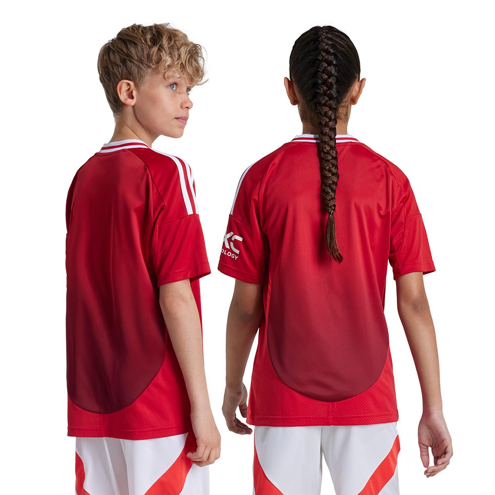 Camiseta adidas Manchester United Infantil | Camiseta é na Magic Feet
