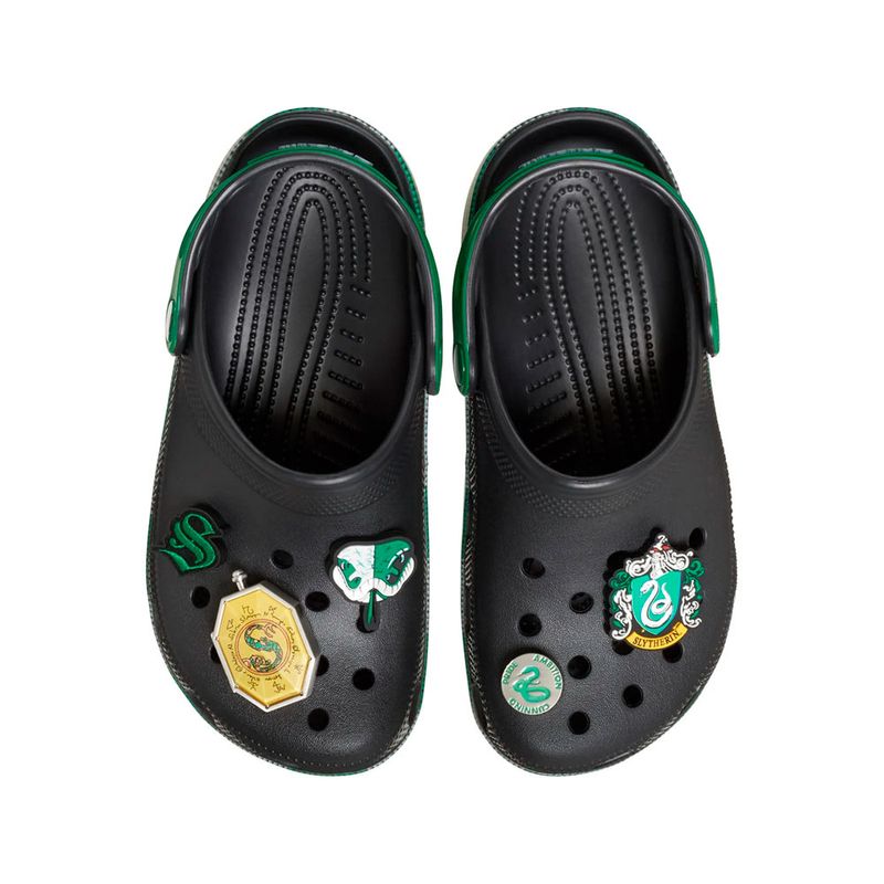 Sandalia-Crocs-Slytherin-Classic-Clog-Infantil