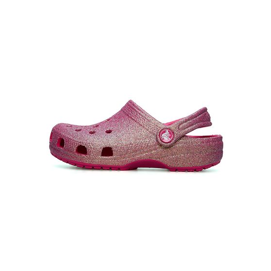 Sandália Crocs Classic Iridescent Glitter Cgk Infantil