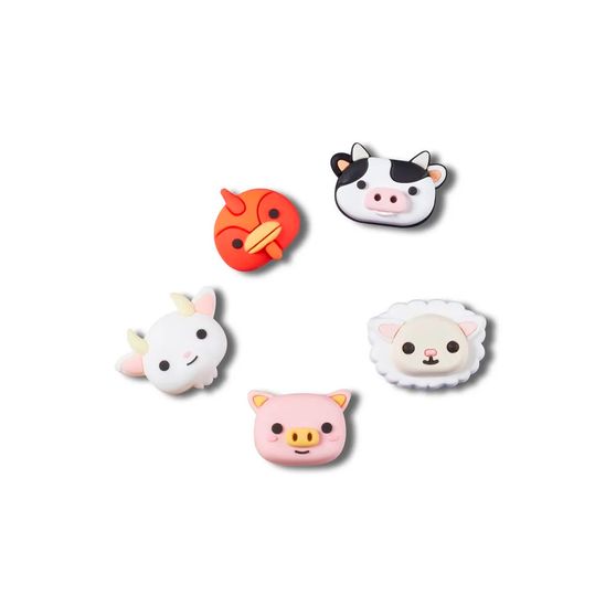 Jibbitz Crocs 3D Farm Animal Faces Unissex