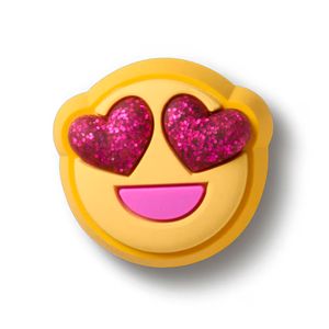 Jibbitz Crocs Glitter Heart Eyes Face Infantil