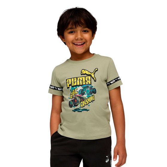 Camiseta Puma X Hot Wheels Infantil