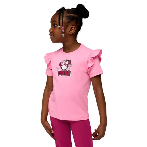 Camiseta Puma X Hello Kitty & Friends Ruffle Infantil
