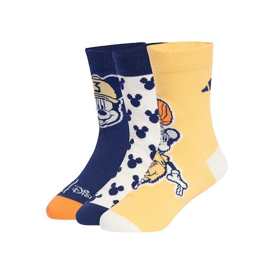 Meia adidas Disney Mickey Mouse 3 Pares Infantil