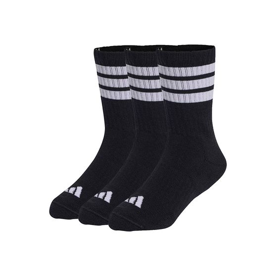 Meia adidas 3 Stripes KD Crew 3 Pares Infantil