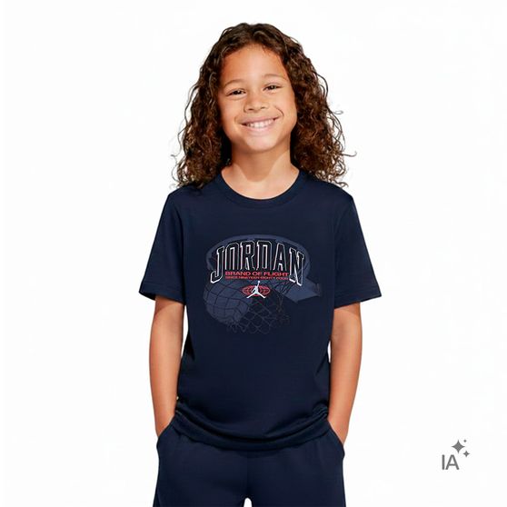 Camiseta Jordan Hoop Up Infantil
