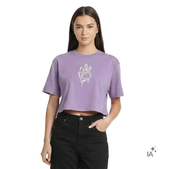 Camiseta Vans Fire In Your Heart SS Infantil