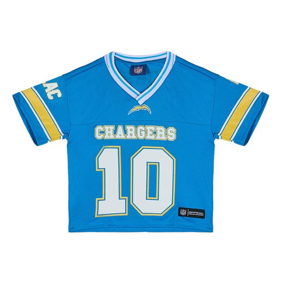 Camiseta Nfl Justin Herbert Oversized Infantil