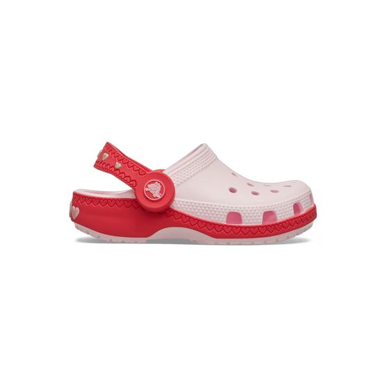 Sandália Crocs Classic Heart Lights Backstrap Clog Infantil