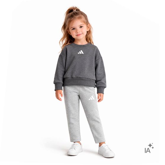 Conjunto adidas Seasonals Sweat Set Infantil